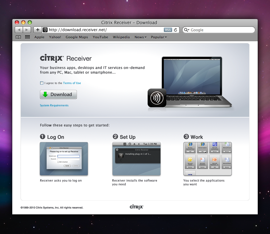 citrix receiver for mac freezes